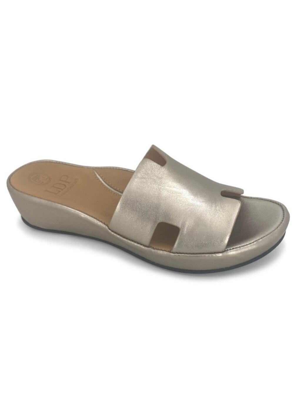 L'Amour Des Pieds Catiana Slide Sandal Champagne | Sz 9M